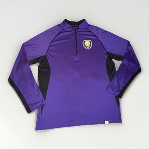 Fanatics Orlando City Soccer Club MLS 1/4 Zip-Up Size M Long Sleeve Top
